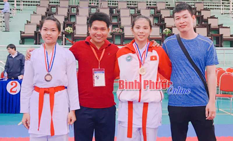 Bình Phước đoạt 3 huy chương giải vô địch cúp các CLB mạnh karate quốc gia