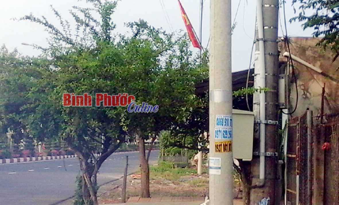 Pa-nô nhếch nhác đã được tháo dỡ