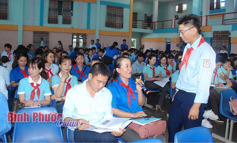 285 cán bộ, tổng phụ trách đội tập huấn nghiệp vụ 285 cán bộ, tổng phụ trách đội tập huấn nghiệp vụ