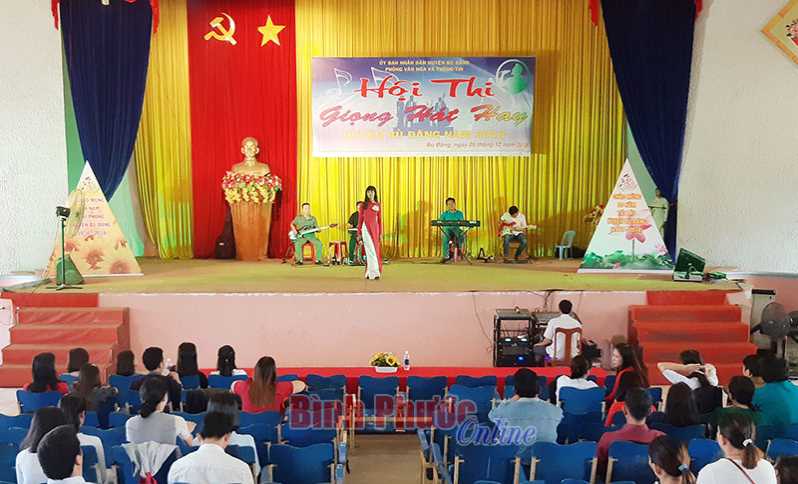 Khai mạc hội thi giọng hát hay huyện Bù Đăng lần thứ VII