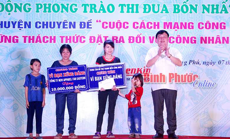 “Chung tay vì người lao động”