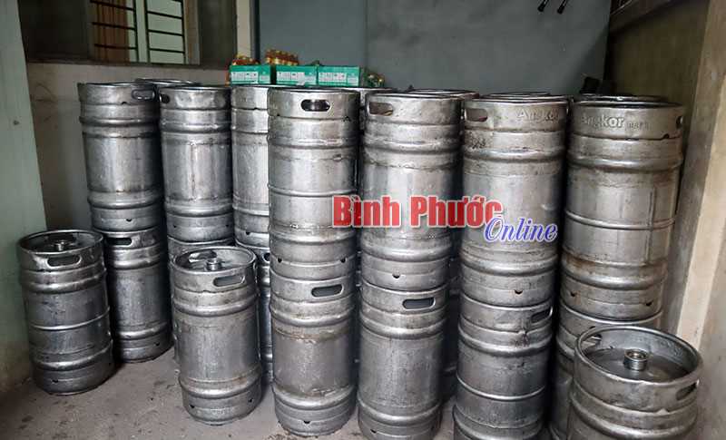 Đội Quản lý thị trường số 6 phát hiện, thu giữ Hàng ngàn lít bia hơi không rõ nguồn gốc