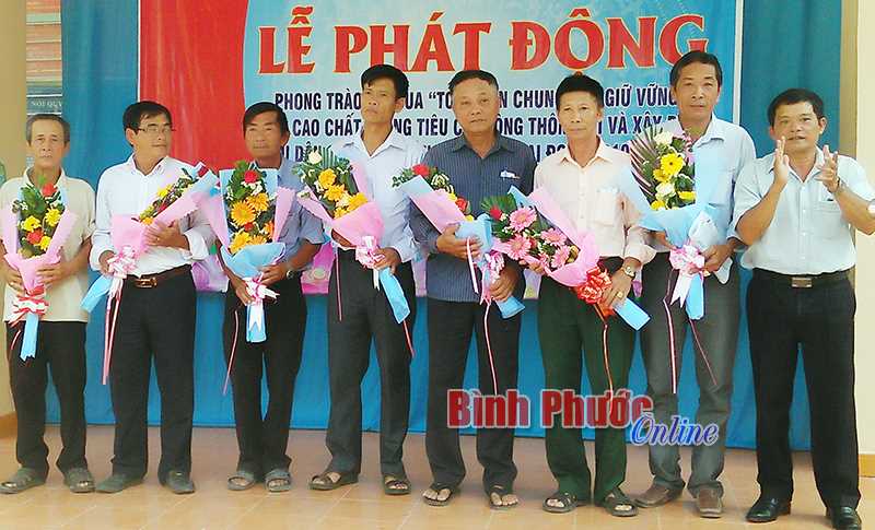 Minh Long phát động chung sức nâng cao chất lượng tiêu chí NTM