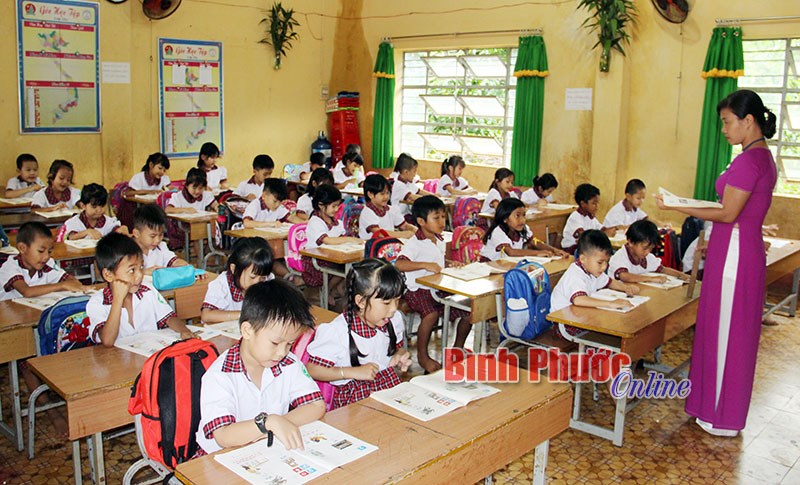 Chương trình tiếng Việt lớp 1 - Công nghệ giáo dục ở Bình Phước