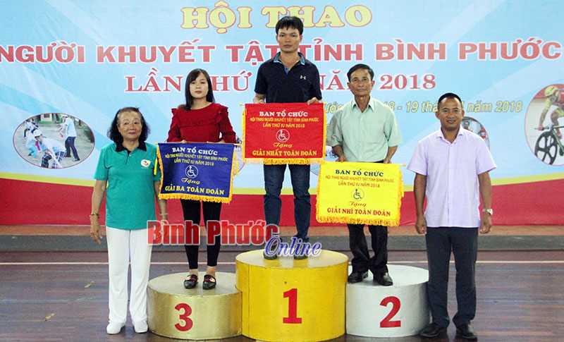 Phước Long nhất toàn đoàn hội thao người khuyết tật lần thứ IV