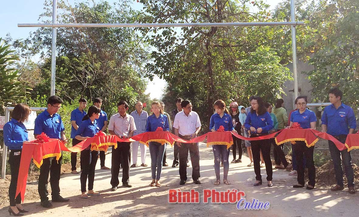 Nhiều công trình, phần việc chào mừng đại hội Hội LHTN các cấp