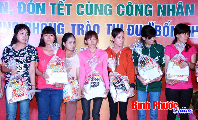 Vui xuân, đón tết cùng công nhân Vui xuân, đón tết cùng công nhân