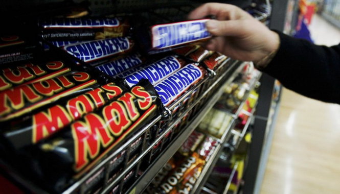 Kẹo Snickers bị thu hồi ở Việt Nam và 54 nước Kẹo Snickers bị thu hồi ở Việt Nam và 54 nước