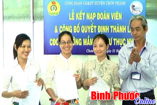 Thành lập công đoàn cơ sở trường Mầm non Như Ý