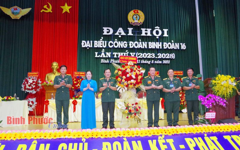 Khai mạc Đại hội Công đoàn Binh đoàn 16