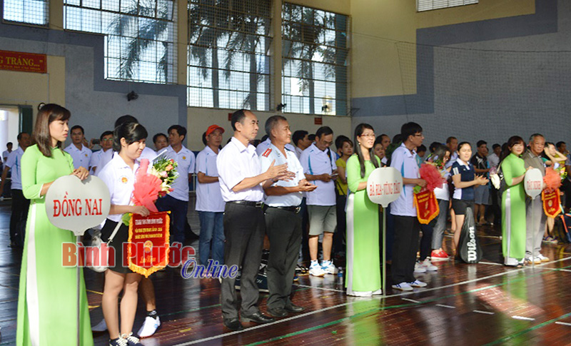 Khai mạc hội thao Cụm thanh tra các tỉnh Đông Nam bộ lần VII