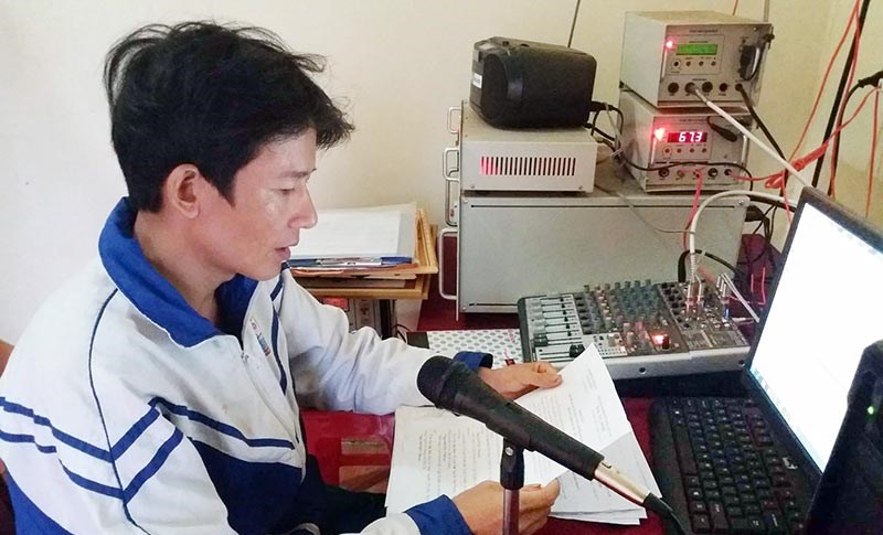 Khó khăn trong truyền thanh cơ sở ở Bù Gia Mập Khó khăn trong truyền thanh cơ sở ở Bù Gia Mập