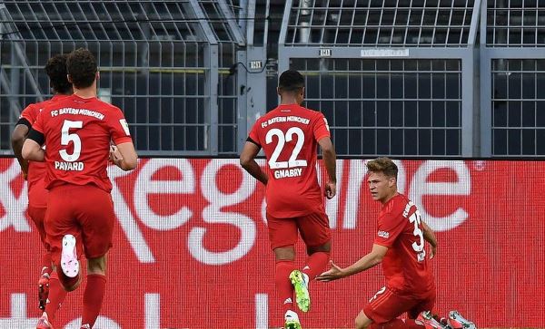 Kimmich lập siêu phẩm, Bayern hạ Dortmund ngay tại Signal-Iduna Park
