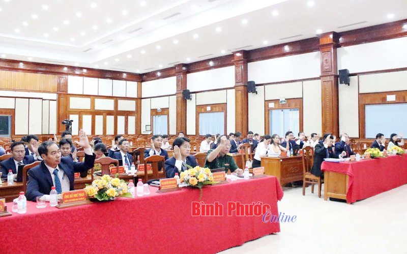 Kỳ họp thứ 7 HĐND huyện Phú Riềng Kỳ họp thứ 7 HĐND huyện Phú Riềng