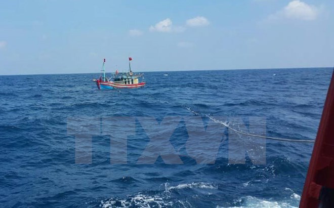 Lại chìm tàu cá ở Bình Thuận, 11 thuyền viên được cứu kịp thời