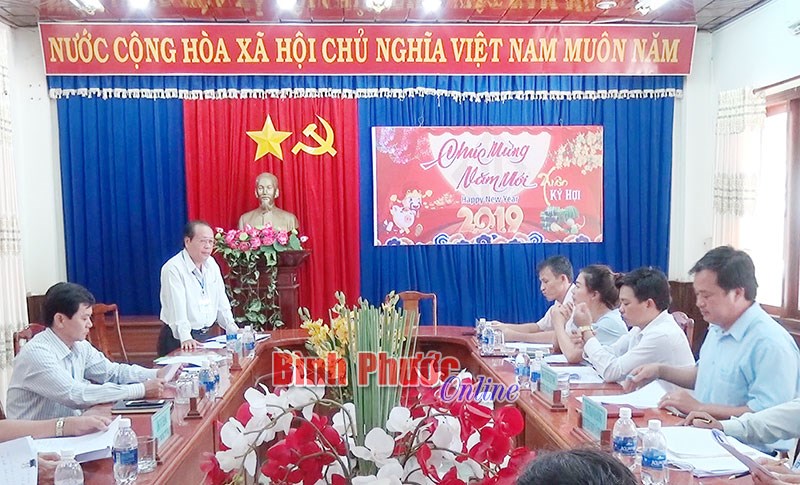Xã Bom Bo phấn đấu về đích NTM năm 2019