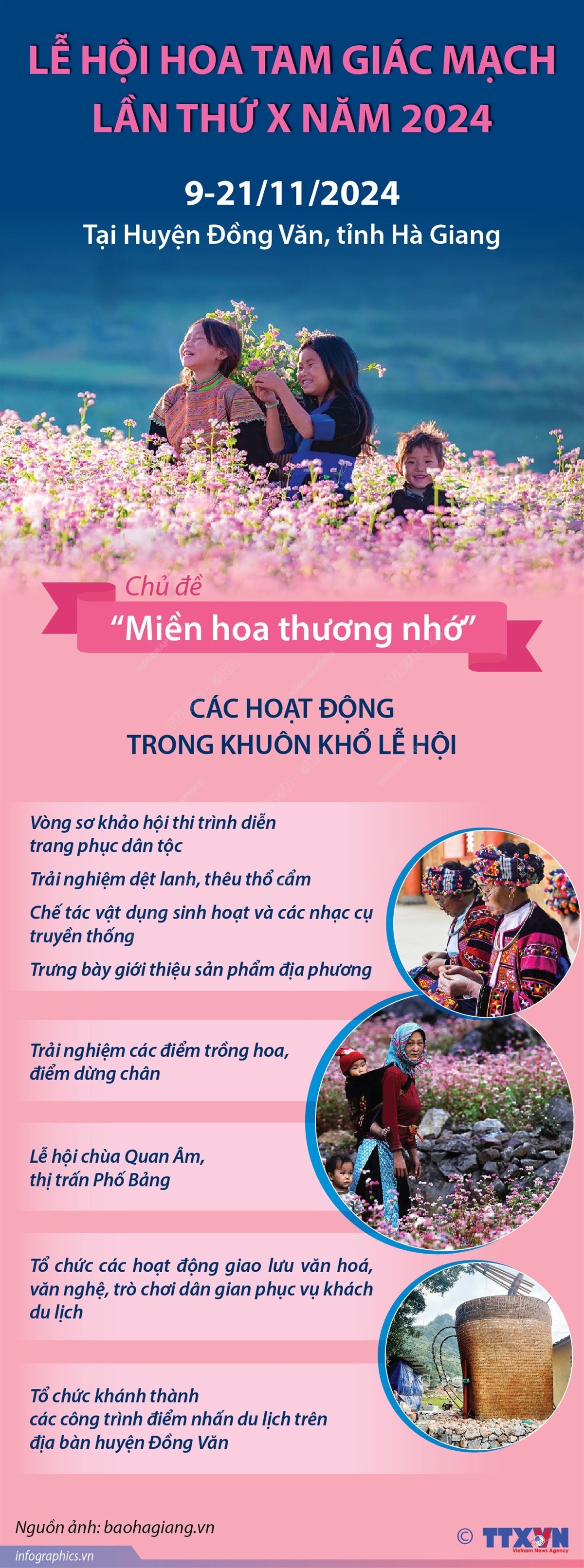 Lễ hội hoa tam giác mạch lần thứ X năm 2024 Lễ hội hoa tam giác mạch lần thứ X năm 2024