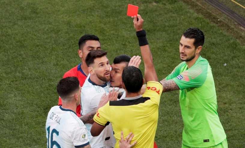 Argentina giành hạng 3 Copa America trong ngày Messi nhận thẻ đỏ