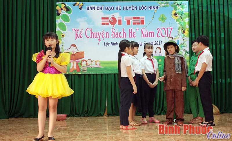 Lộc Ninh với hội thi “Kể chuyện sách hè” Lộc Ninh với hội thi “Kể chuyện sách hè”