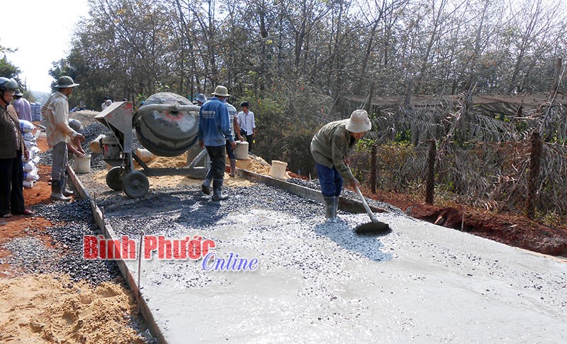 Lộc Thiện trên đường về đích nông thôn mới