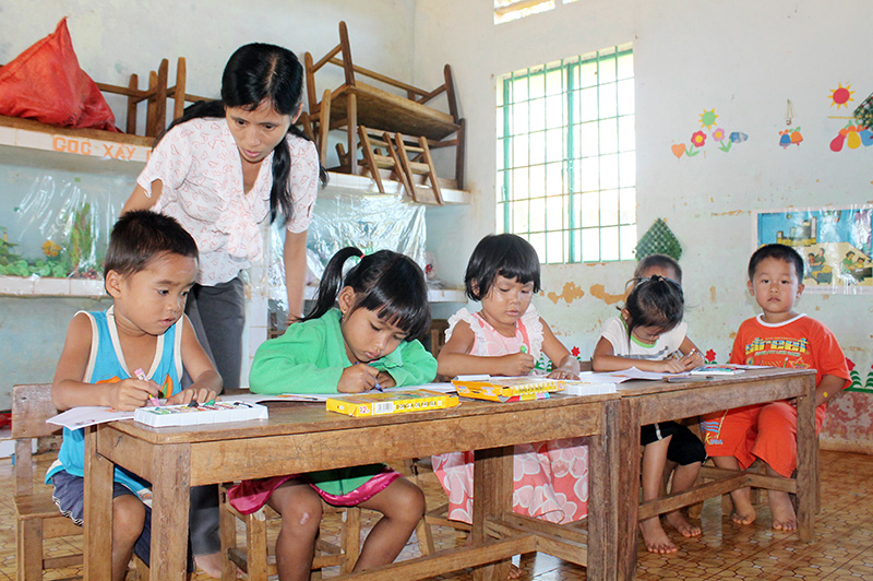 Trường mẫu giáo Phước Sơn: Khó duy trì sĩ số học sinh Trường mẫu giáo Phước Sơn: Khó duy trì sĩ số học sinh
