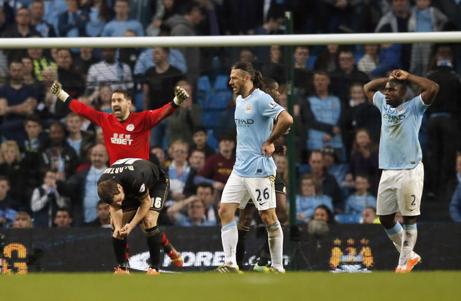 Loại Man City, Wigan hẹn Arsenal tại bán kết Cúp FA