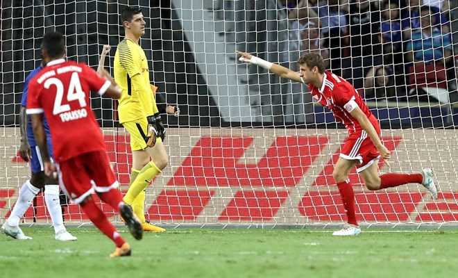 Thomas Mueller lập cú đúp giúp Bayern Munich hạ gục Chelsea