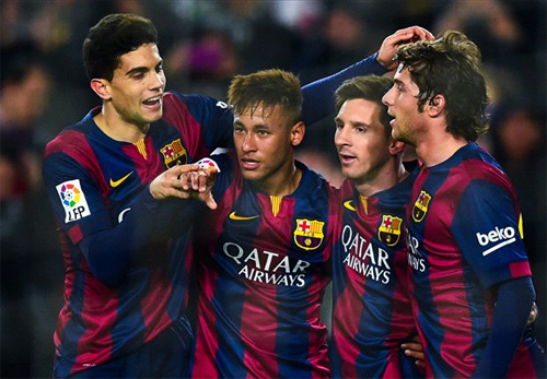 Barca trút giận bằng chiến thắng 5 sao Barca trút giận bằng chiến thắng 5 sao
