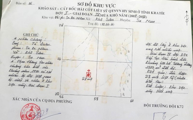 Nhắn tìm danh tính liệt sĩ