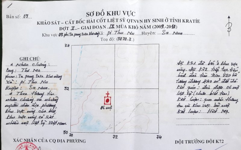 Nhắn tìm danh tính liệt sĩ
