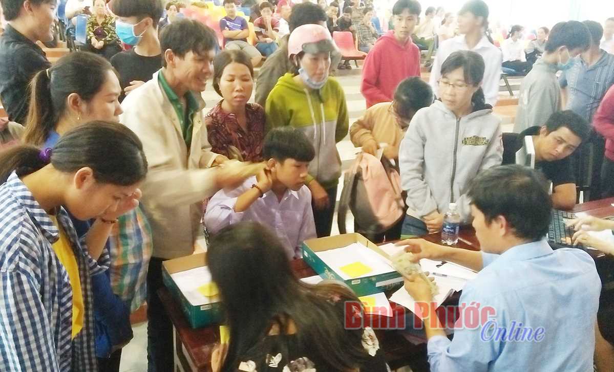 Trường cao đẳng nghề Bình Phước tiếp nhận học sinh nhập học đợt 1