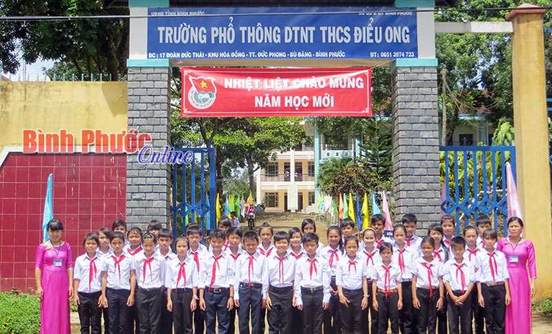 Những kết quả nổi bật ở Trường phổ thông DTNT THCS Điểu Ong