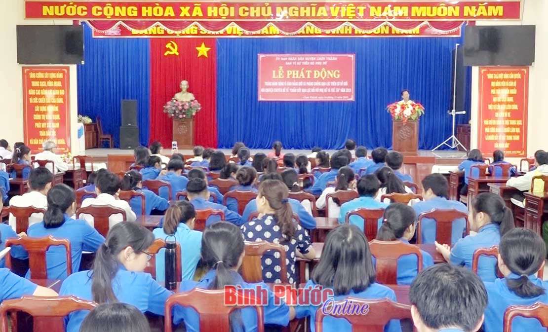 Chơn Thành phát động Tháng hành động vì bình đẳng giới