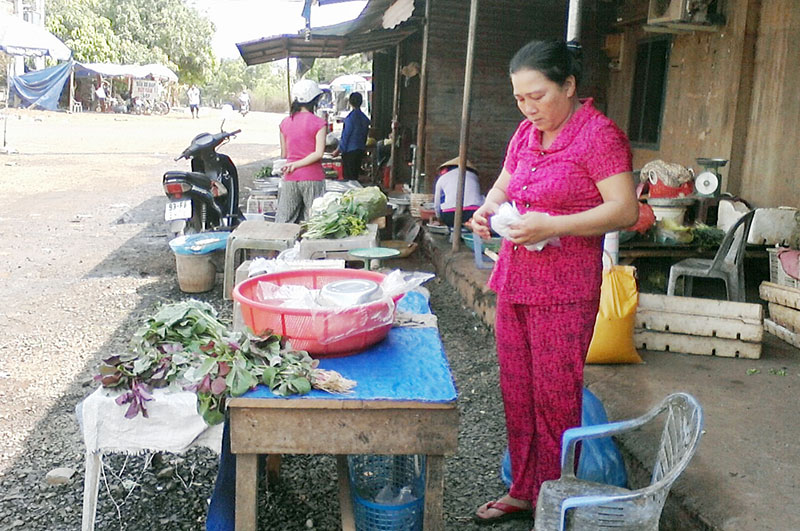 Nỗi lo từ chợ tự phát Nỗi lo từ chợ tự phát
