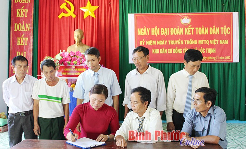 Nỗ lực xây dựng đời sống văn hóa ở ấp Đồng Tâm