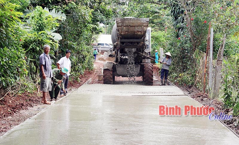 Nông thôn mới ở Đức Liễu từ sức dân