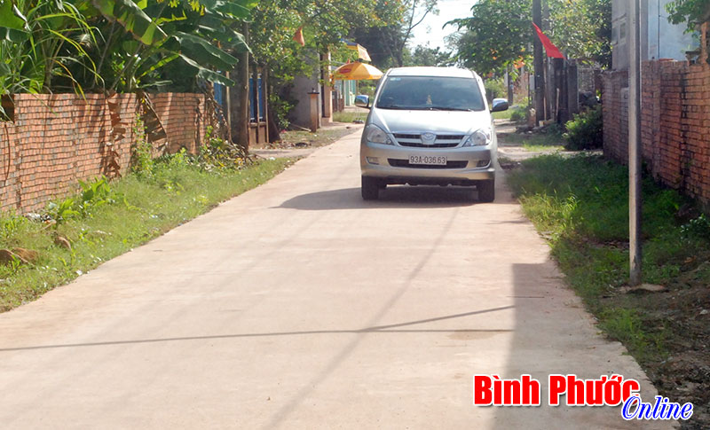 Hiệu quả từ việc đầu tư xây dựng nông thôn mới ở Đồng Xoài