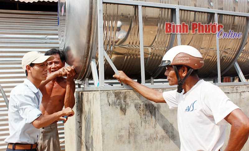 Nước sạch về tận nhà người dân ấp Ba Ven