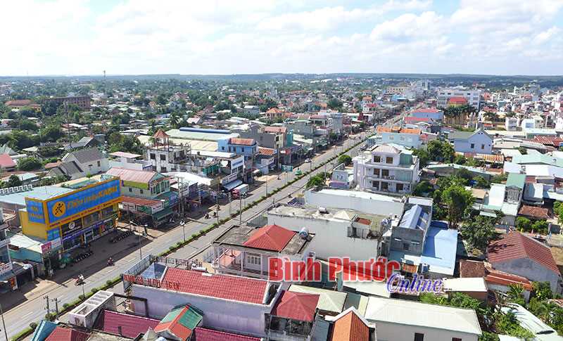 Đến năm 2025, quy mô diện tích đô thị Đồng Xoài khoảng 4.370 ha