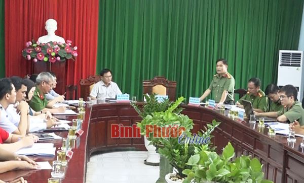 Công bố quyết định thanh tra về PCCC tại huyện Chơn Thành
