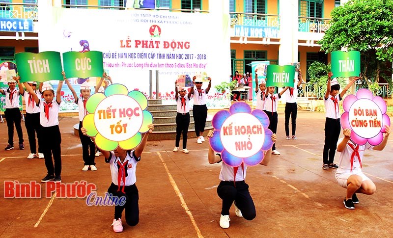 Phát động “Thiếu nhi Phước Long thi đua làm theo 5 điều Bác Hồ dạy” Phát động “Thiếu nhi Phước Long thi đua làm theo 5 điều Bác Hồ dạy”