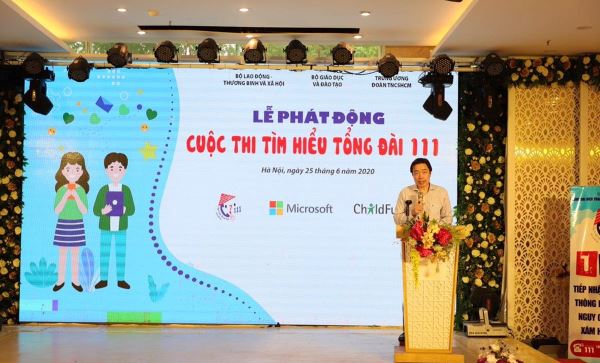 Phát động cuộc thi tìm hiểu tổng đài quốc gia về bảo vệ trẻ em 111 Phát động cuộc thi tìm hiểu tổng đài quốc gia về bảo vệ trẻ em 111
