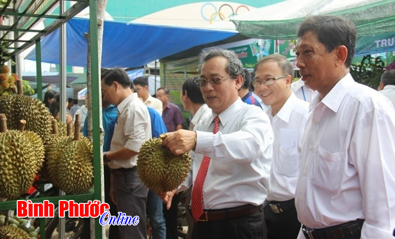 Độc đáo hội chợ trái cây và hàng nông sản Bình Phước Độc đáo hội chợ trái cây và hàng nông sản Bình Phước