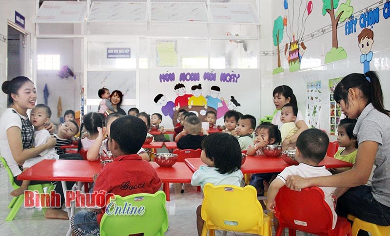 Phước Long đẩy mạnh xã hội hóa, nâng cao chất lượng giáo dục mầm non