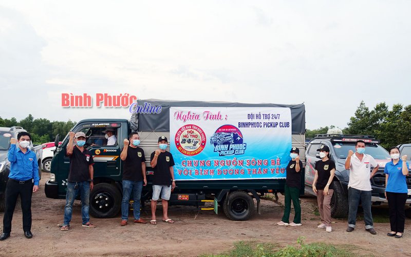 Pickup Bình Phước hướng về tâm dịch