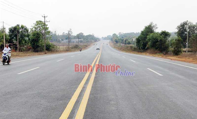 Bố trí vốn nâng cấp, sửa chữa đường ĐT đi qua huyện Hớn Quản