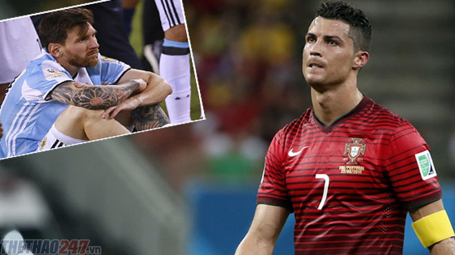 Ronaldo: "Thật đau lòng khi thấy Messi khóc"