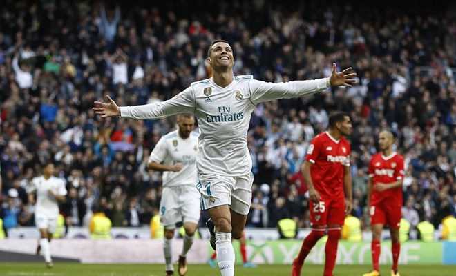 Cristiano Ronaldo lập cú đúp, Real Madrid hủy diệt Sevilla 5-0 Cristiano Ronaldo lập cú đúp, Real Madrid hủy diệt Sevilla 5-0