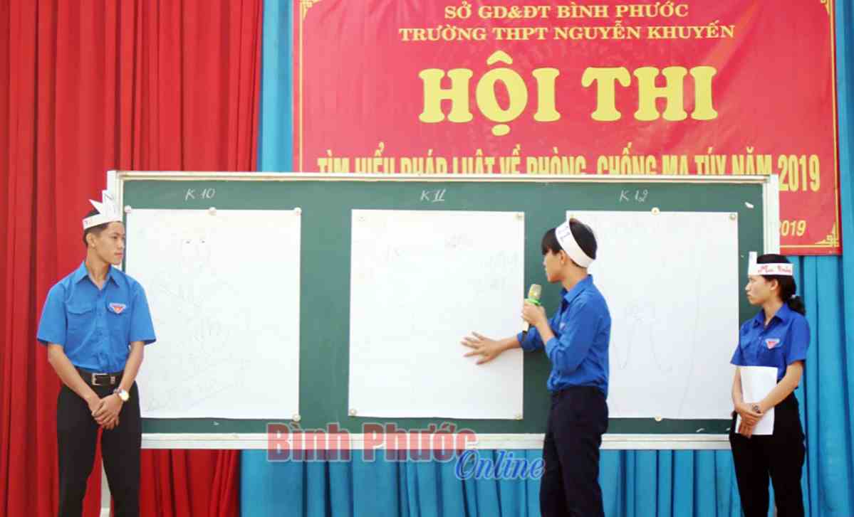 Sôi nổi hội thi tìm hiểu pháp luật về phòng, chống ma túy Sôi nổi hội thi tìm hiểu pháp luật về phòng, chống ma túy