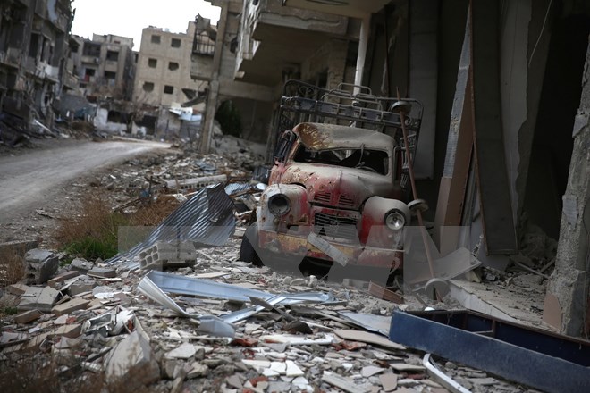 Phiến quân IS sử dụng vũ khí hóa học của Libya tại Syria Phiến quân IS sử dụng vũ khí hóa học của Libya tại Syria